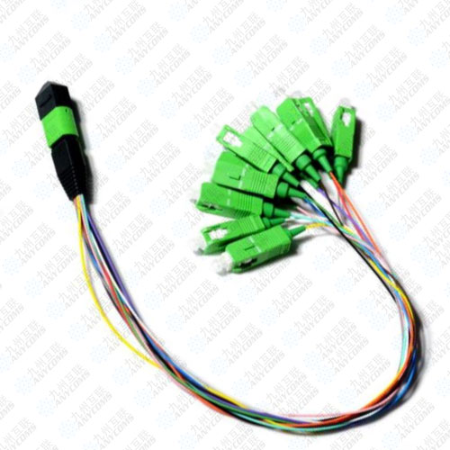 MPO/MTP Fan out 0.9mm Patch Cords Specification 12core SC