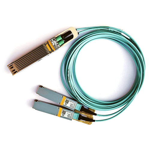 MFA7U10-H00X 400Gb/s OSFP to 2x200Gb/s QSFP56 HDR Active Optical Splitter Cable