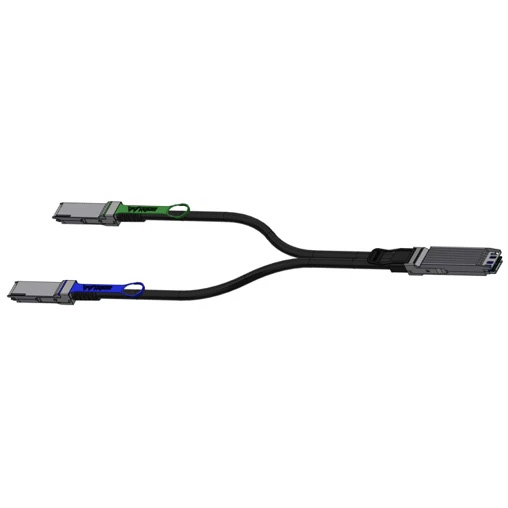 MCP7Y60-Hxxx 400Gb/s Twin-port 2x200G OSFP to 2x200G QSFP56 DAC Splitter & 2x100GbE/EDR