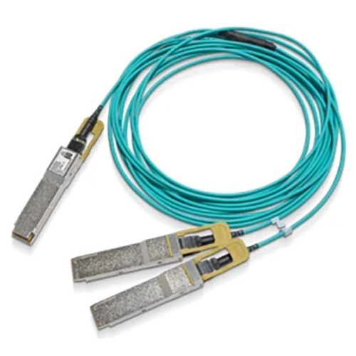 MFS1S50-V0xxE 200GbE QSFP56 to 2x100GbE QSFP56 MMF AOC